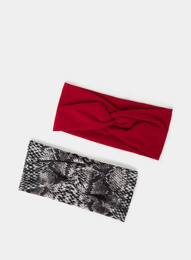 Styli  Pack of 2 - Twist Knot Headband for Women | Best Price UAE